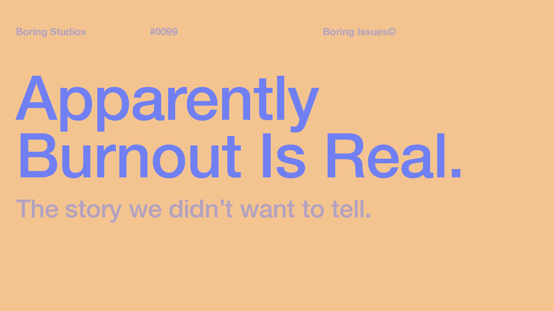 We almost quit this year (A story on burnout)