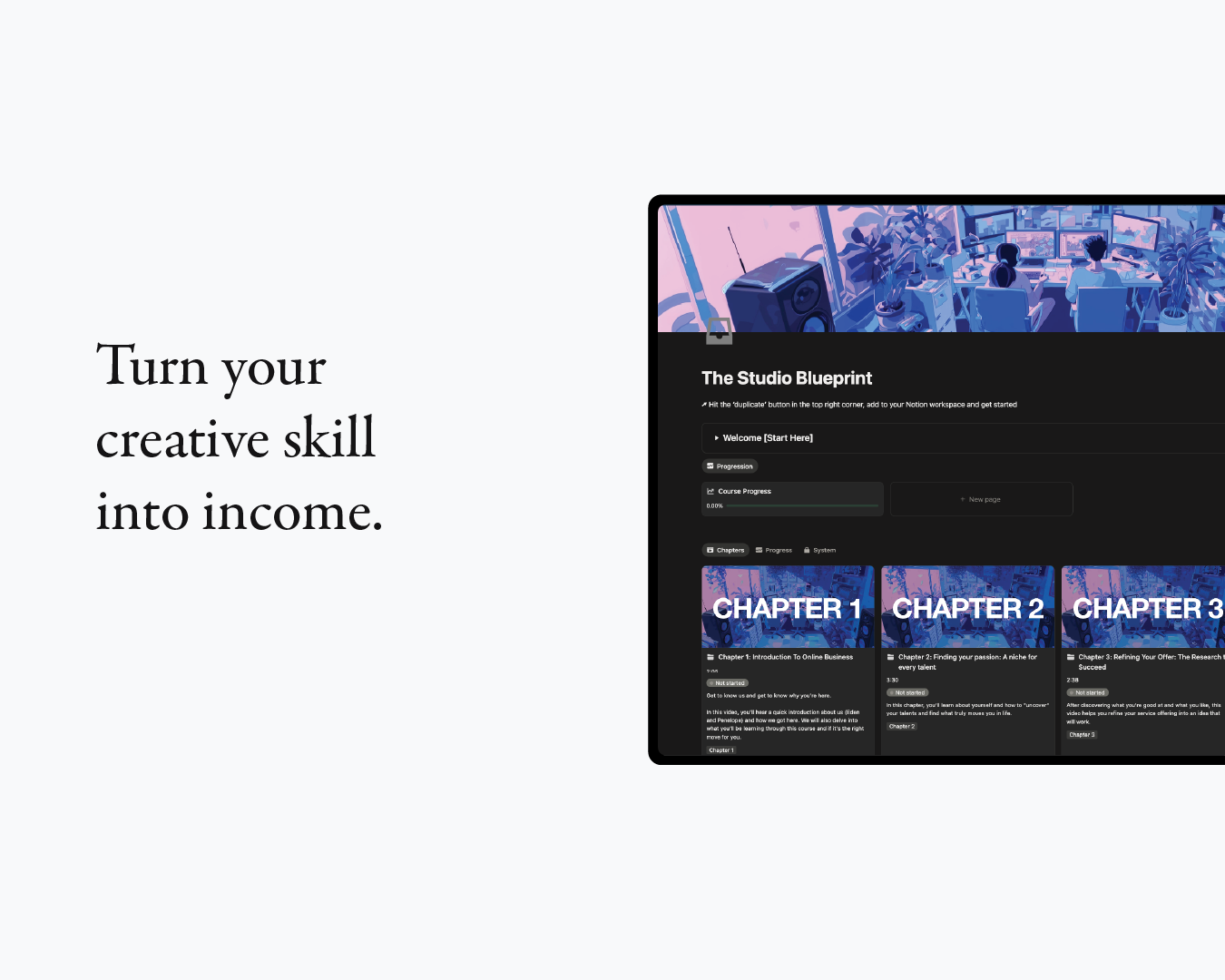 The Studio Blueprint