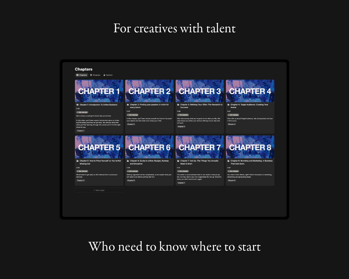 The Studio Blueprint