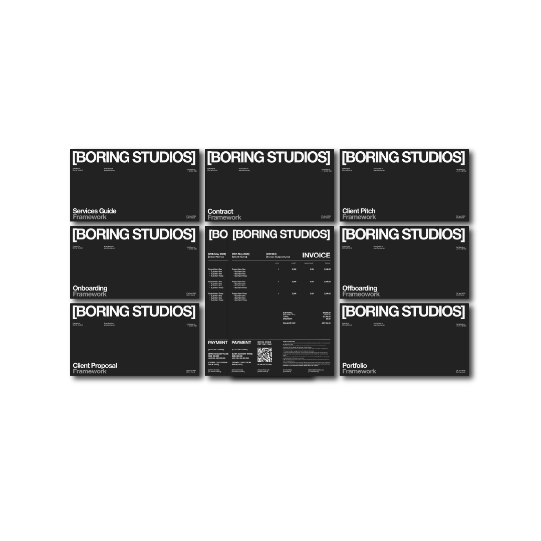 Frameworks | Creative Business Operating System CBOS | 8 x Figma Frameworks | 2026