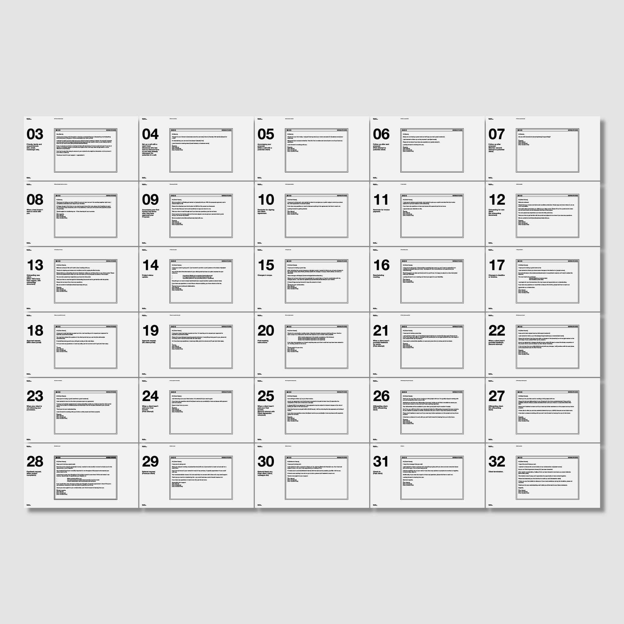 Client Email Templates