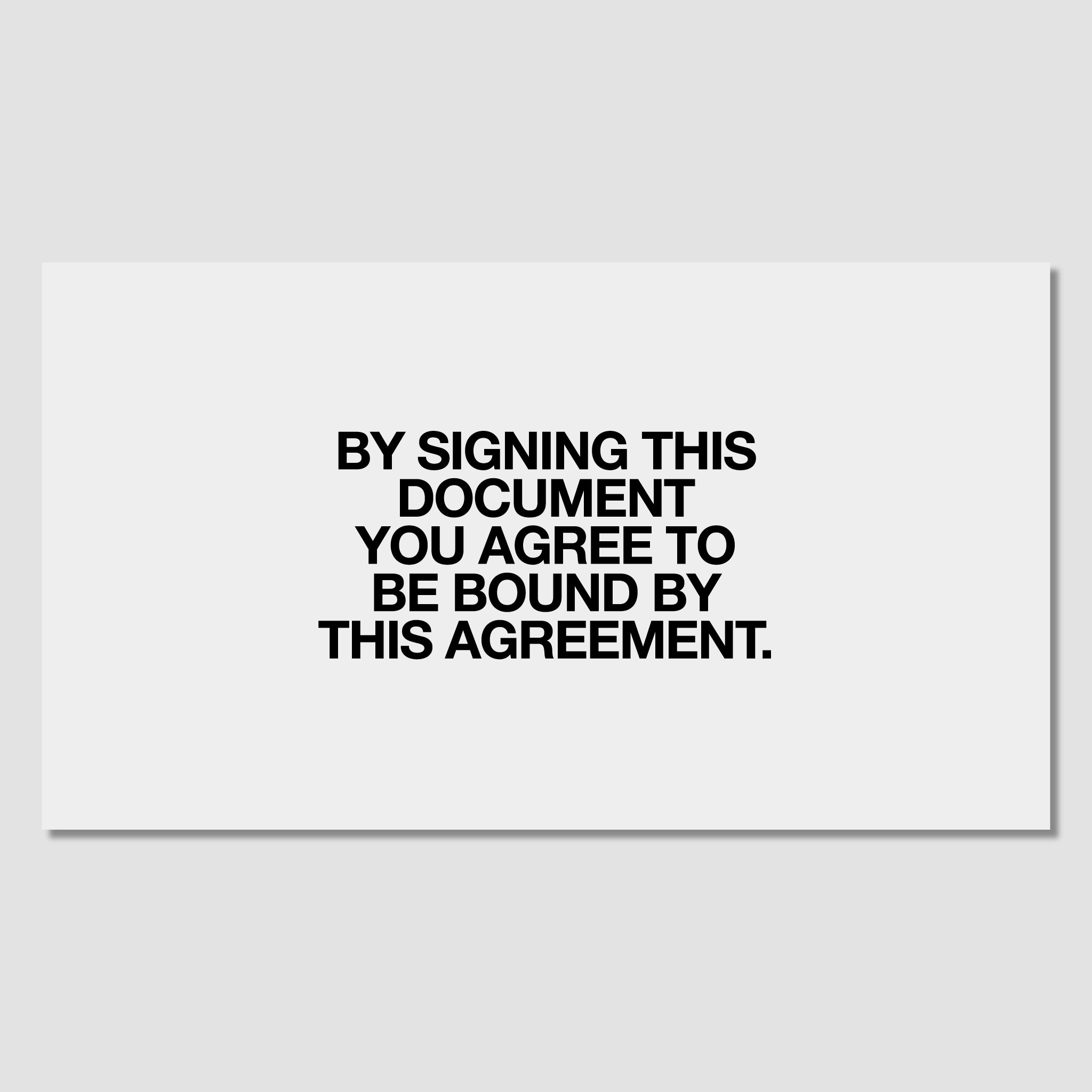 Client Agreement