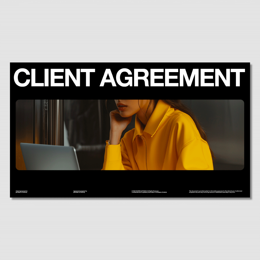 Client Agreement Template – Boring Studios