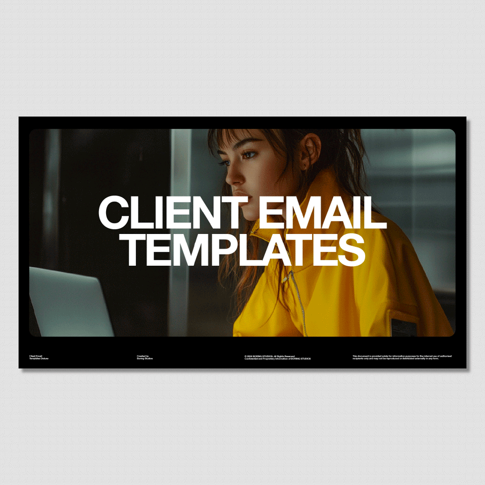 Client Email Response Templates | For Freelancers | Boring Studios