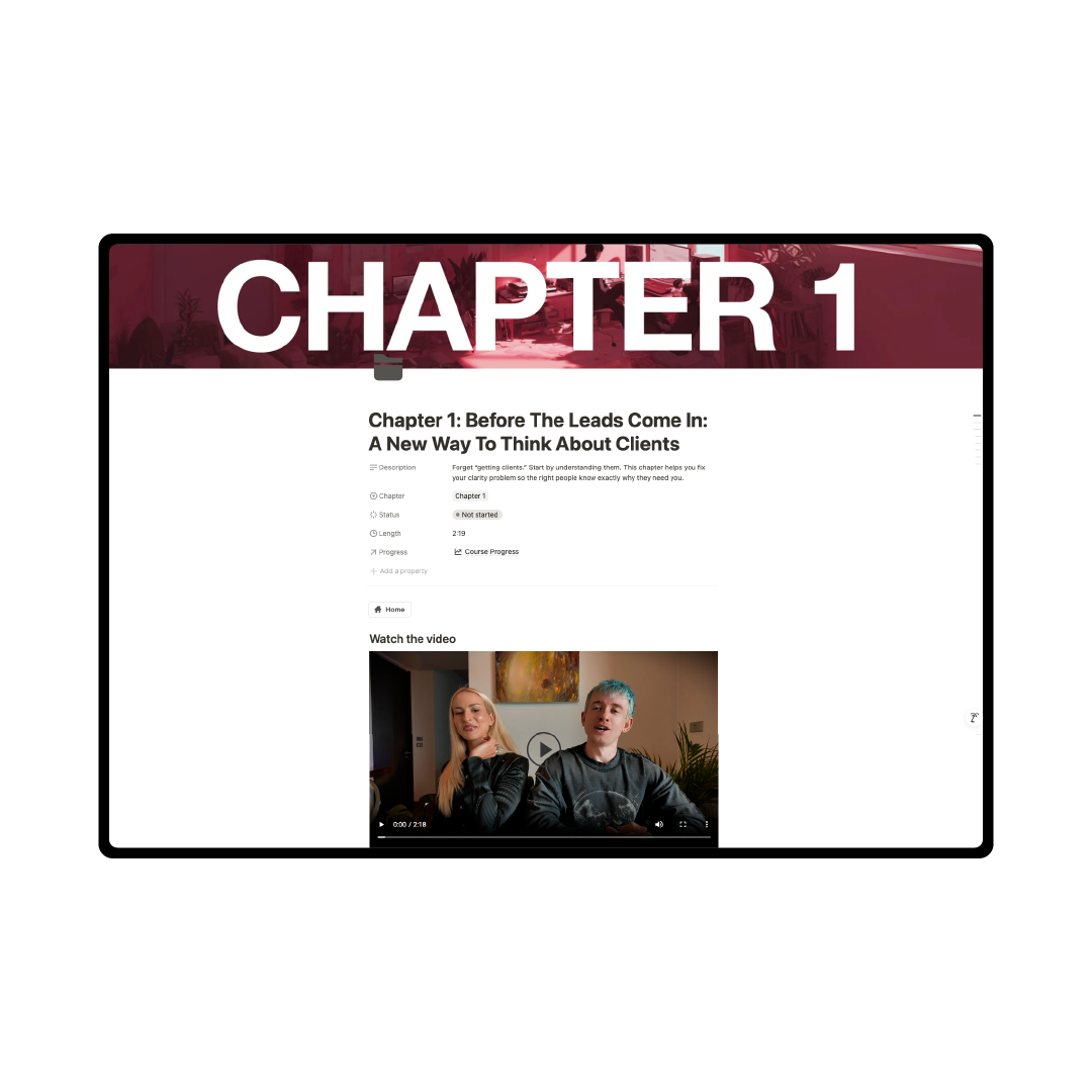Clients & Lead Generation: The simple steps to clients and leads