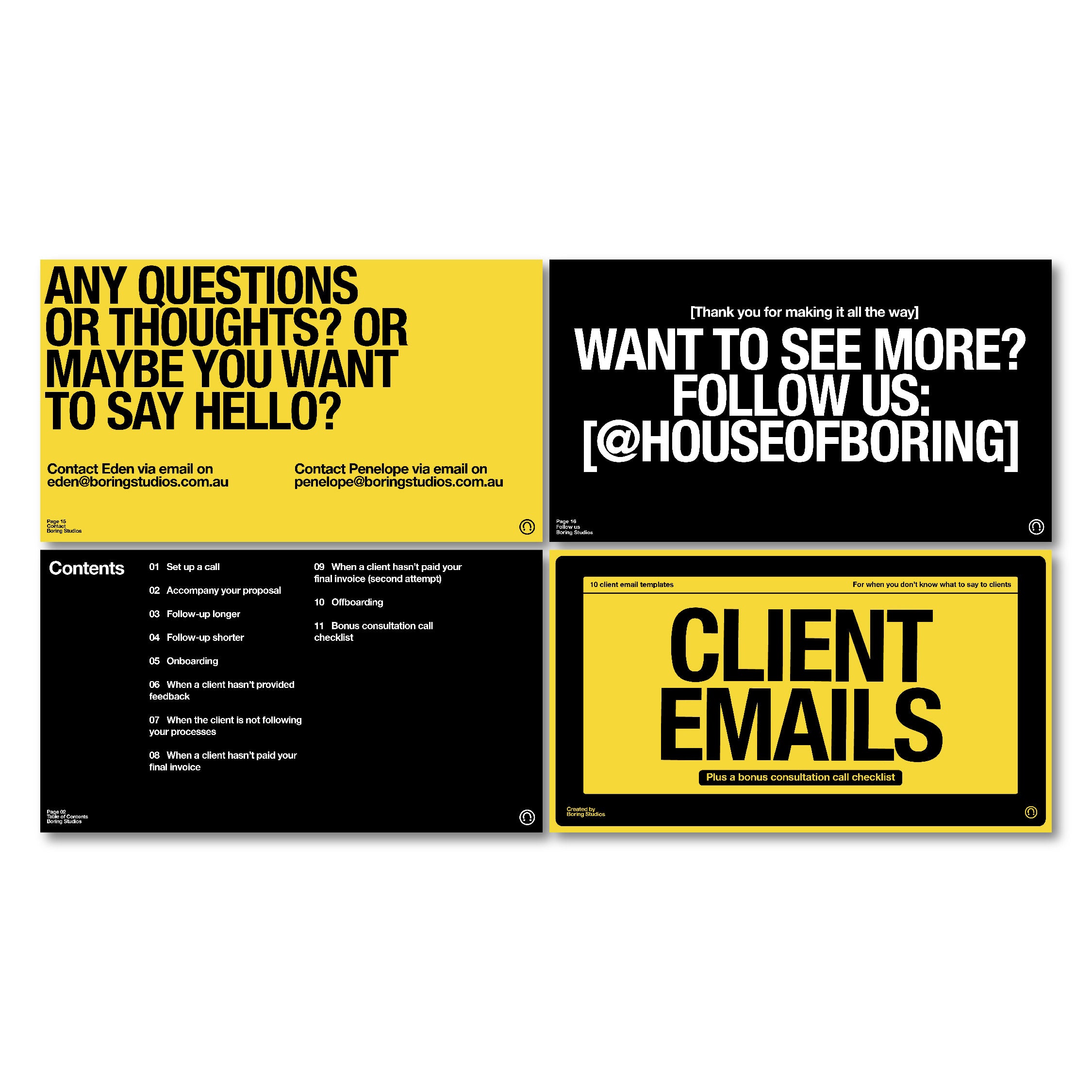 Client Email Templates