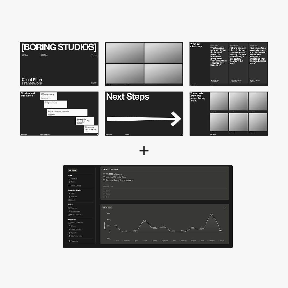 Creative Business OS + Workspace