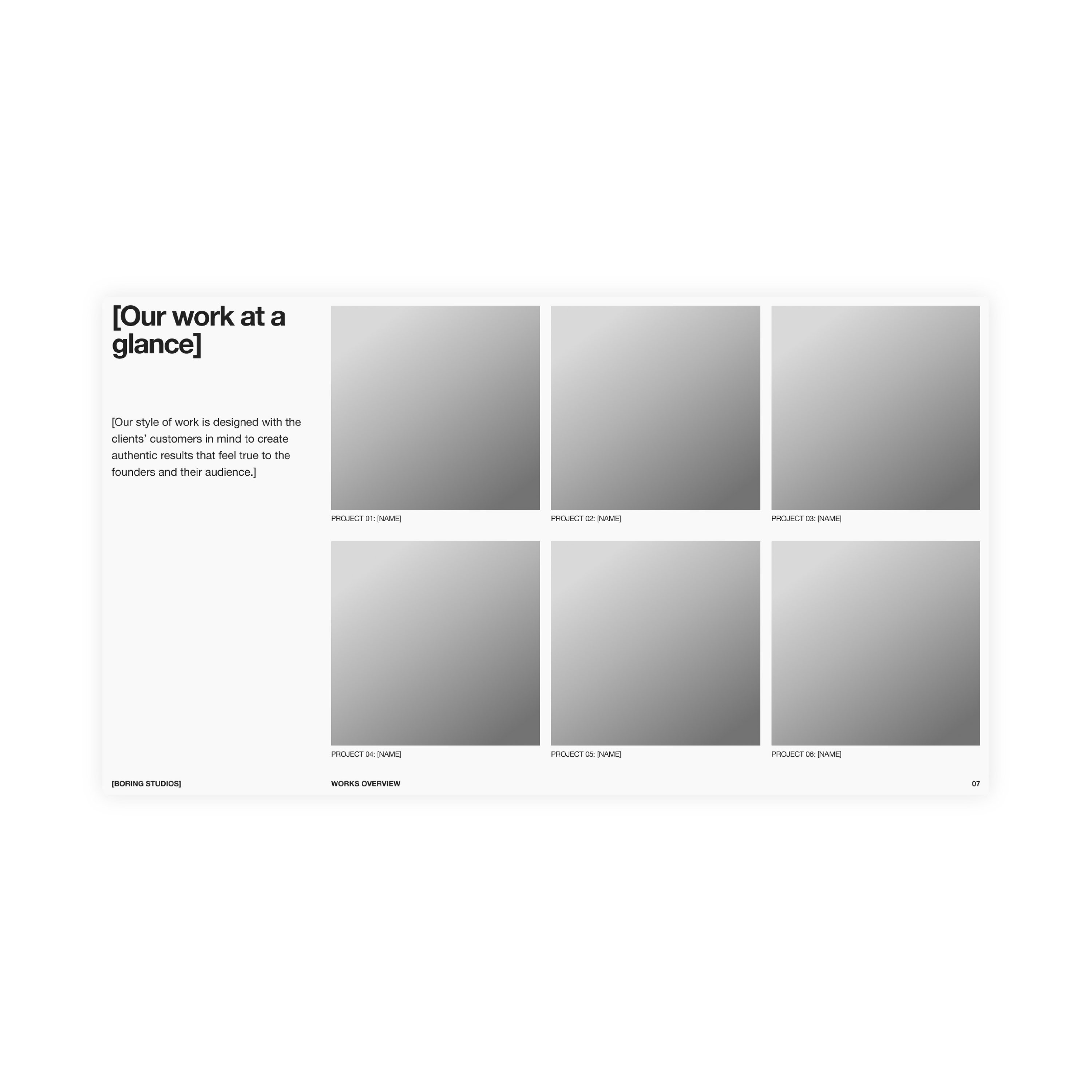 Portfolio Framework | Figma | 2026