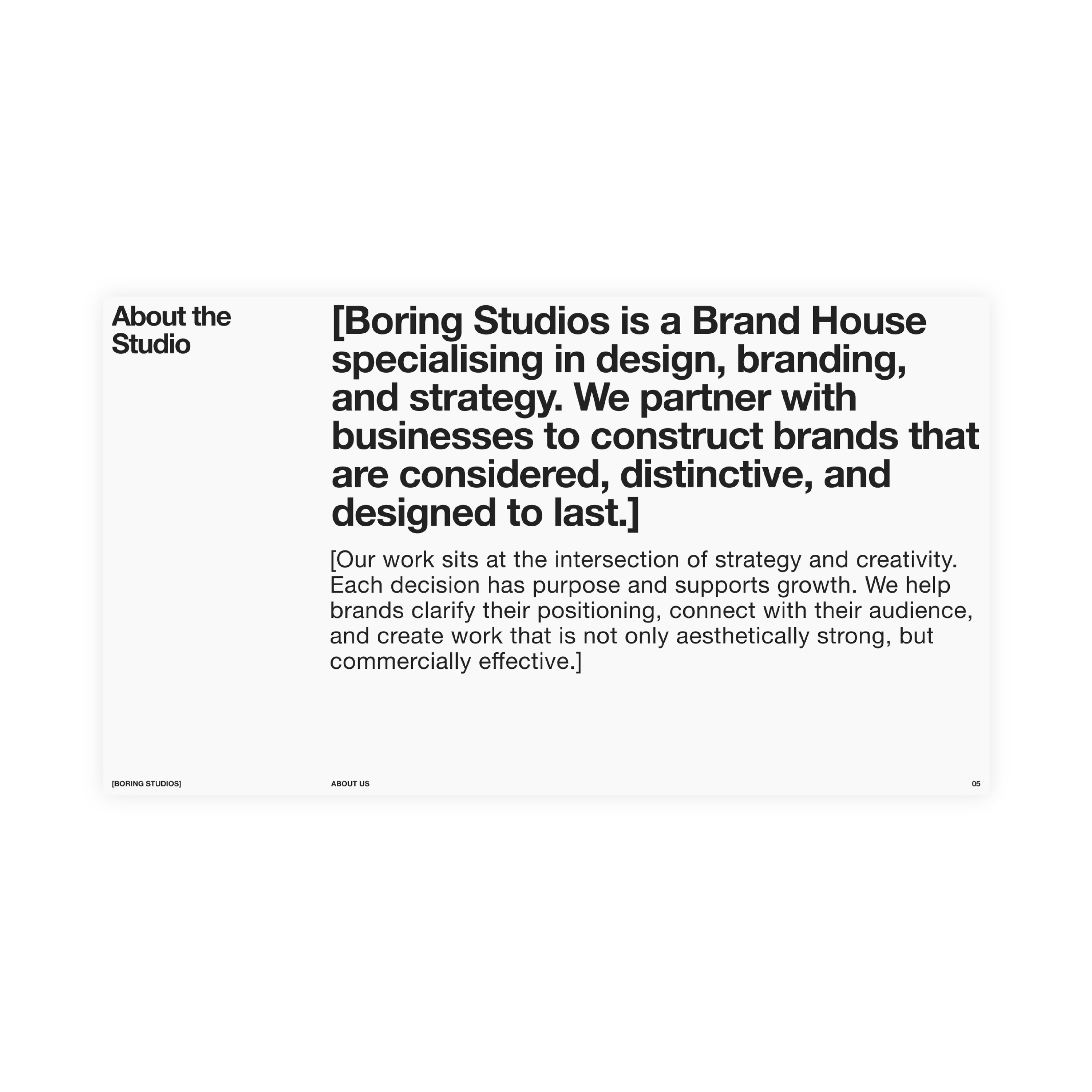 Portfolio Framework | Figma | 2026