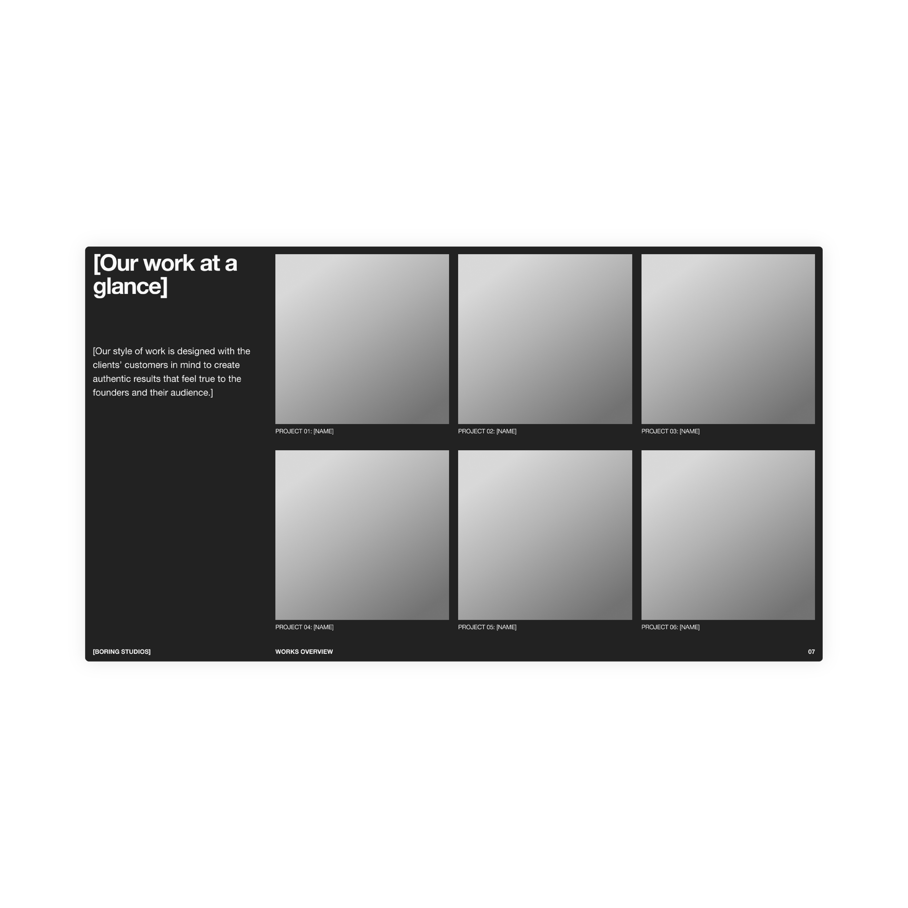 Portfolio Framework | Figma | 2026