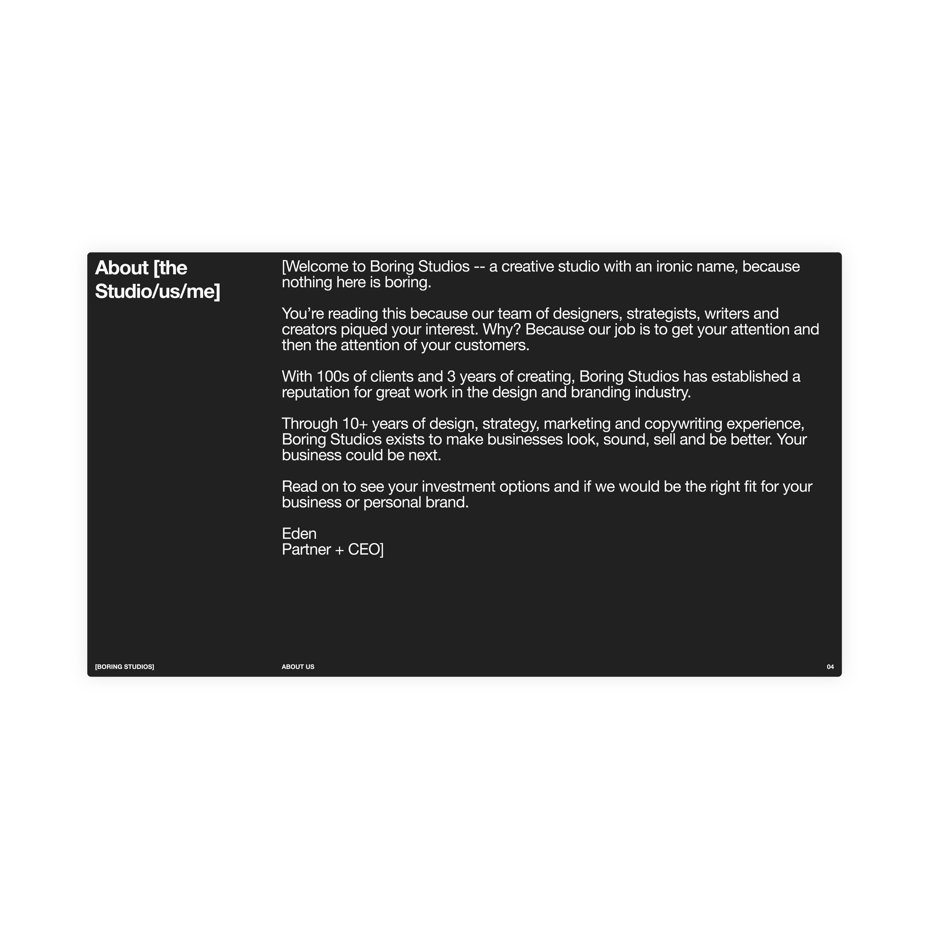 Services Guide Framework | Figma | 2026