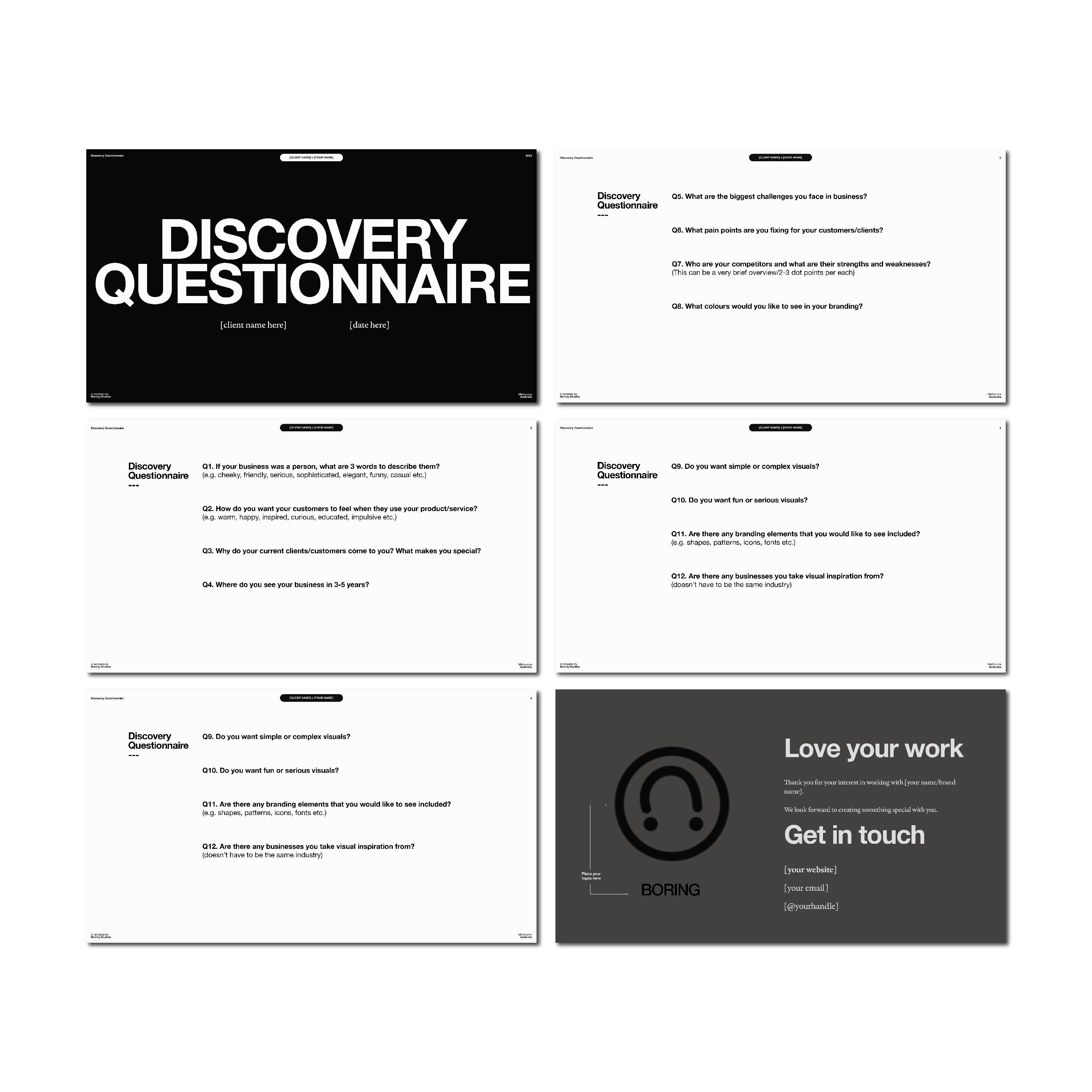 Discovery Questionnaire