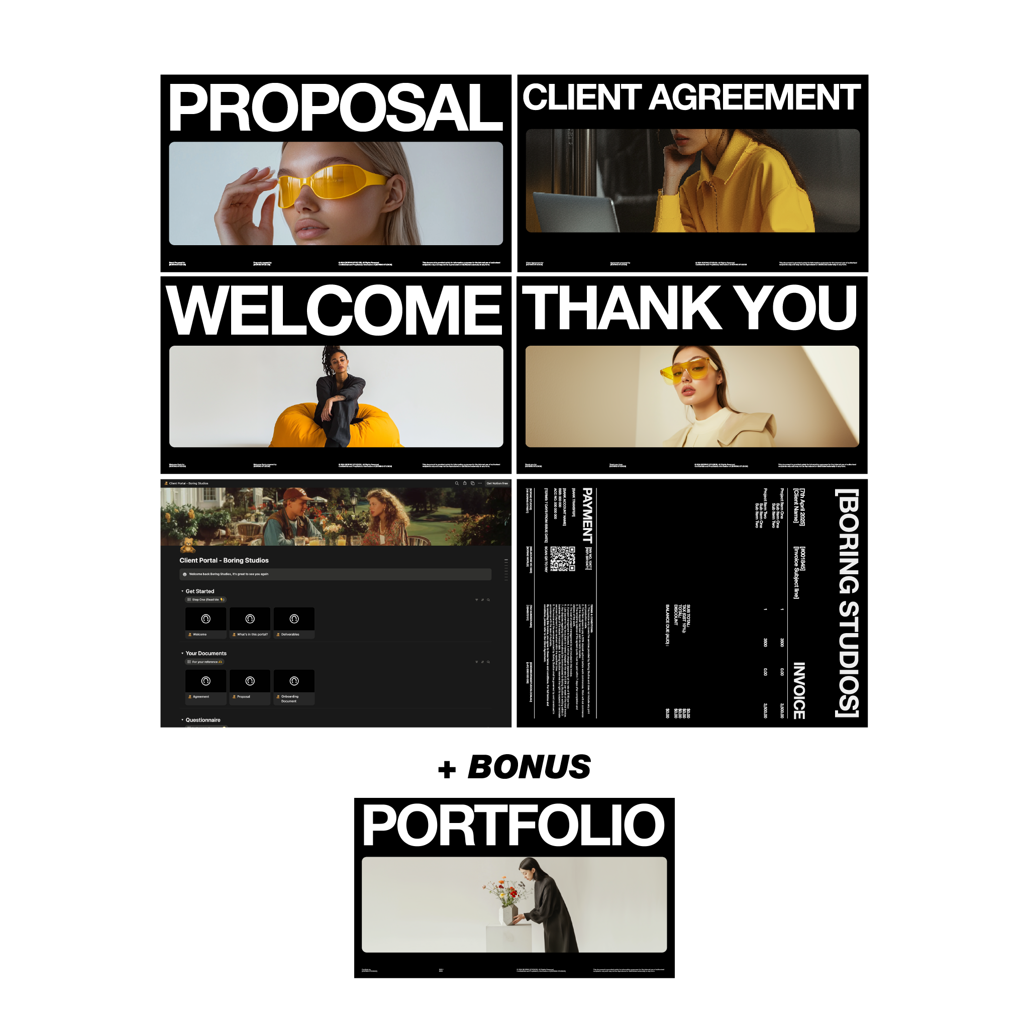 Freelance Starter Bundle© + BONUS Portfolio template